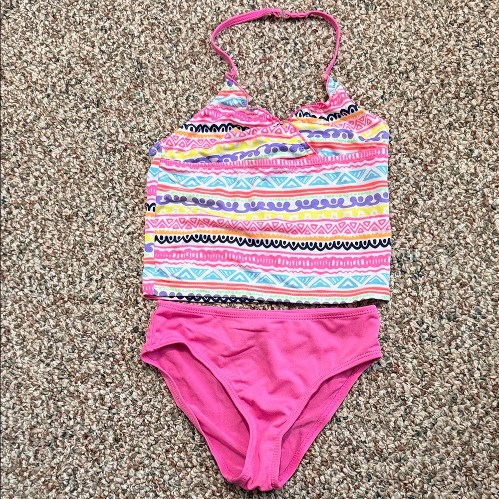 Colorful Tankini Set- 6/6X